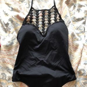 Never worn forever 21 one piece crochet bikini
